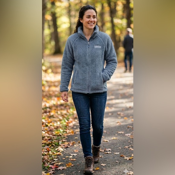 Columbia Jackets & Blazers - Columbia Women’s Fire Side II Sherpa Full Zip Fleece Jacket light Blue L